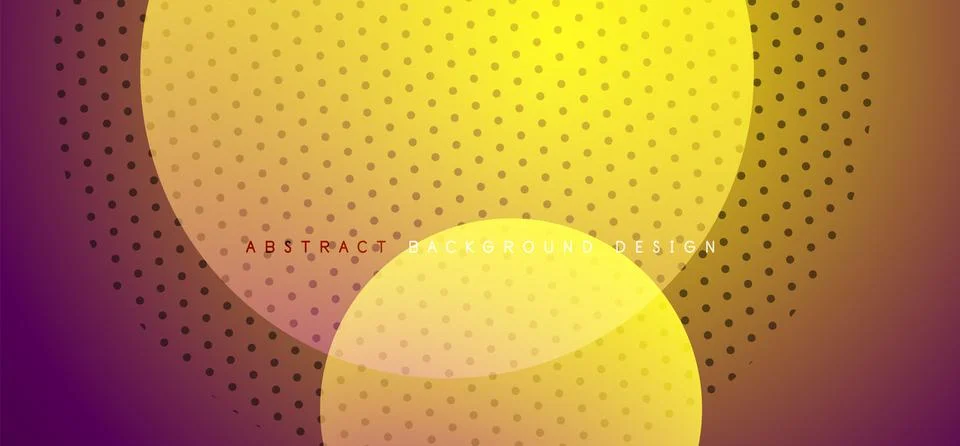 Abstract tech circles vector background, technology digital bubbles Stockillustratie