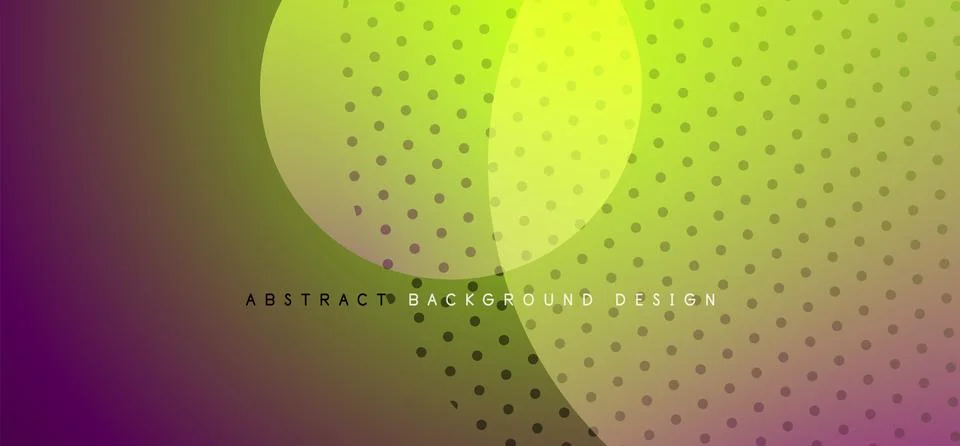 Abstract tech circles vector background, technology digital bubbles Stock Illustration