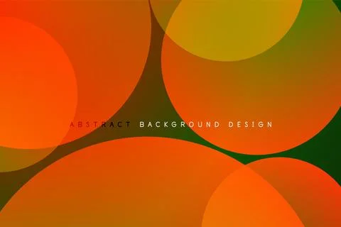 Abstract tech circles vector background, technology digital bubbles Stock Illustration