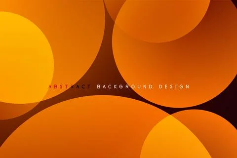 Abstract tech circles vector background, technology digital bubbles Stock Illustration