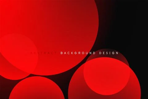 Abstract tech circles vector background, technology digital bubbles Stock Illustration