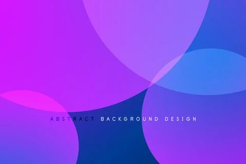 Abstract tech circles vector background, technology digital bubbles Stock Illustration