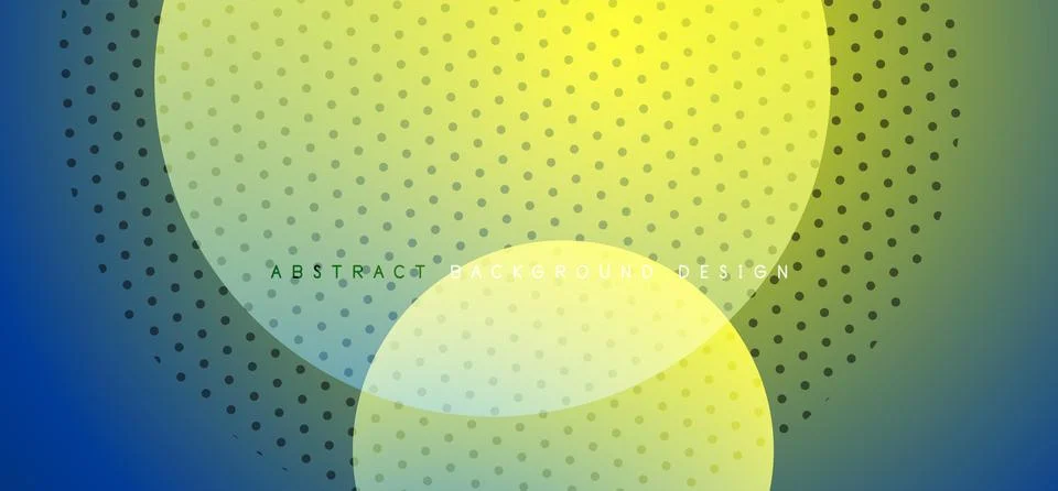 Abstract tech circles vector background, technology digital bubbles Stockillustratie