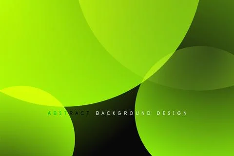 Abstract tech circles vector background, technology digital bubbles Stock Illustration