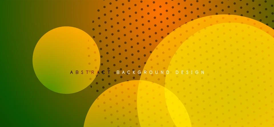 Abstract tech circles vector background, technology digital bubbles Stockillustratie