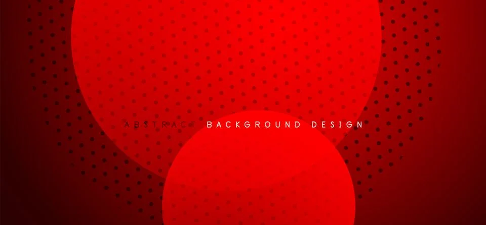 Abstract tech circles vector background, technology digital bubbles Stock Illustration