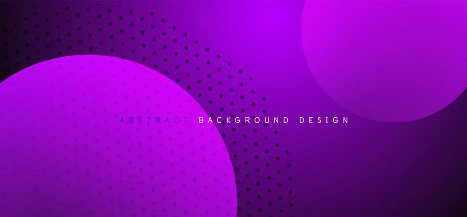 Abstract tech circles vector background, technology digital bubbles Illustrazione stock