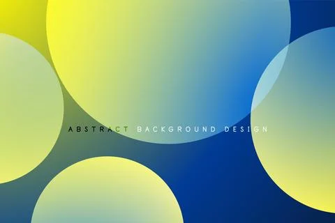Abstract tech circles vector background, technology digital bubbles Stock Illustration