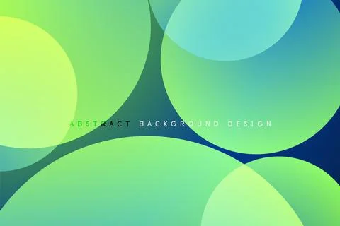 Abstract tech circles vector background, technology digital bubbles Illustrazione stock