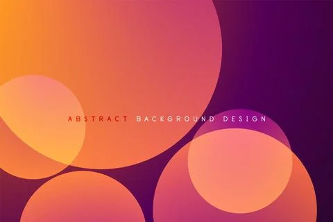 Abstract tech circles vector background, technology digital bubbles 스톡 일러스트