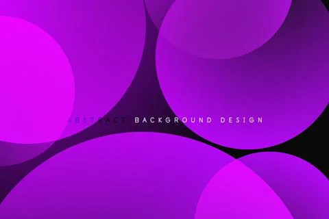 Abstract tech circles vector background, technology digital bubbles Illustrazione stock