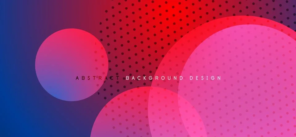 Abstract tech circles vector background, technology digital bubbles 스톡 일러스트