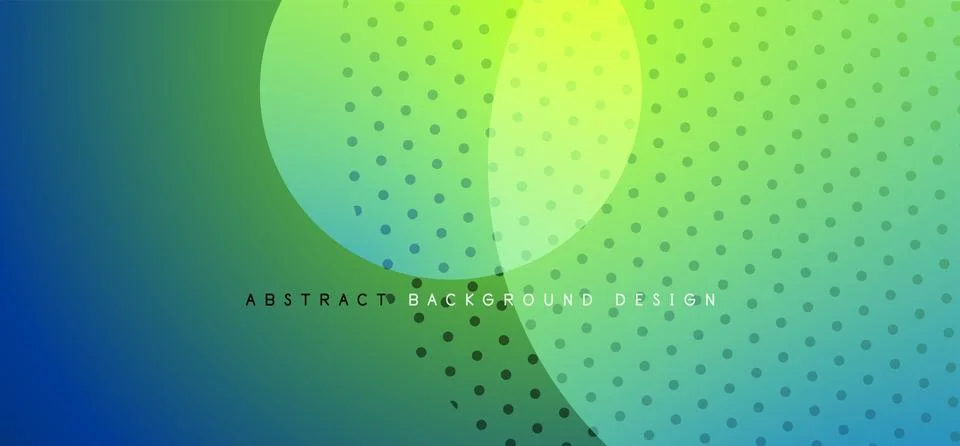 Abstract tech circles vector background, technology digital bubbles Stock Illustration