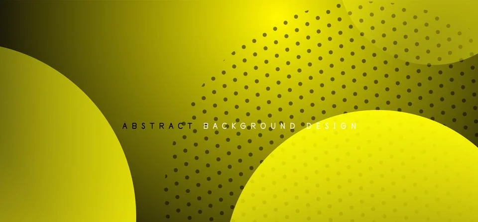 Abstract tech circles vector background, technology digital bubbles Stock Illustration