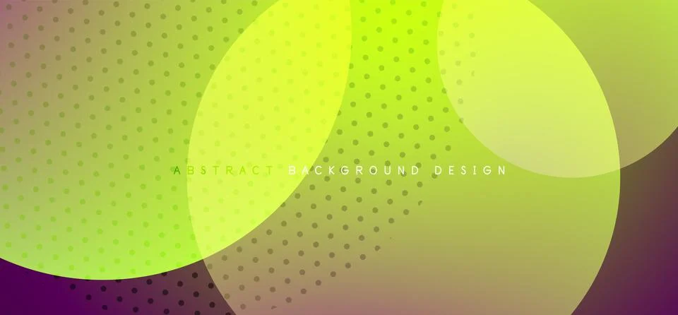 Abstract tech circles vector background, technology digital bubbles Stockillustratie