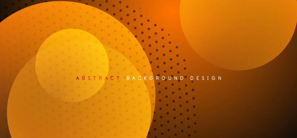 Abstract tech circles vector background, technology digital bubbles Illustrazione stock