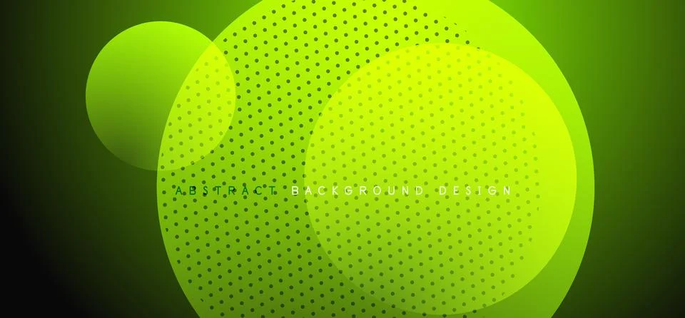 Abstract tech circles vector background, technology digital bubbles Stockillustratie