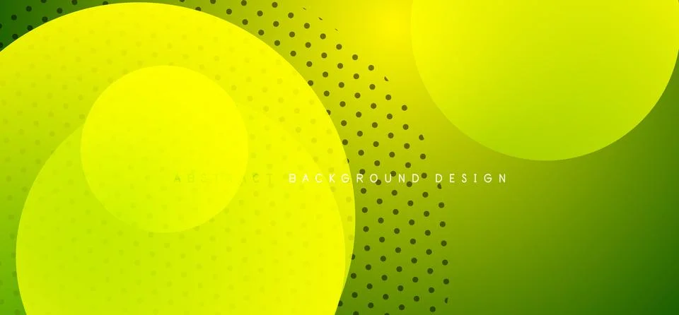 Abstract tech circles vector background, technology digital bubbles Illustrazione stock