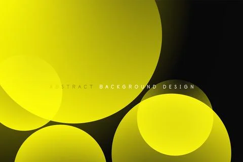 Abstract tech circles vector background, technology digital bubbles Illustrazione stock