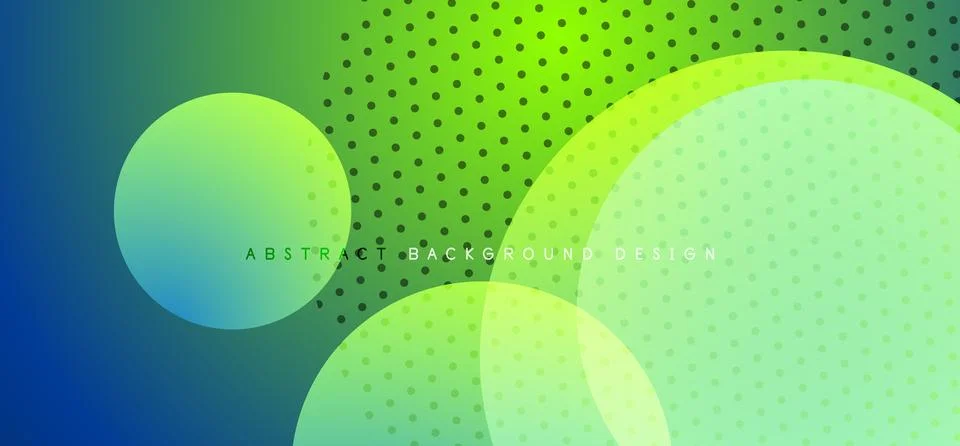 Abstract tech circles vector background, technology digital bubbles Illustrazione stock