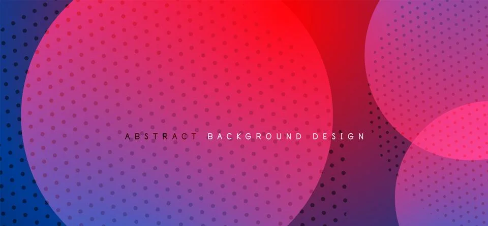 Abstract tech circles vector background, technology digital bubbles Stock Illustration