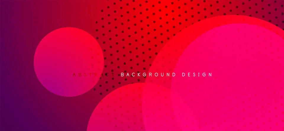 Abstract tech circles vector background, technology digital bubbles Stock Illustration