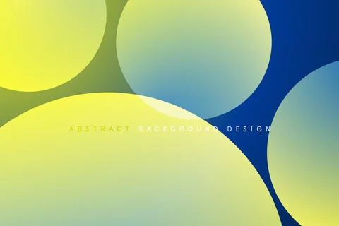 Abstract tech circles vector background, technology digital bubbles Illustrazione stock