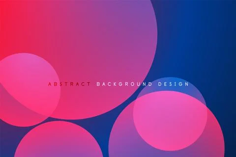 Abstract tech circles vector background, technology digital bubbles 스톡 일러스트