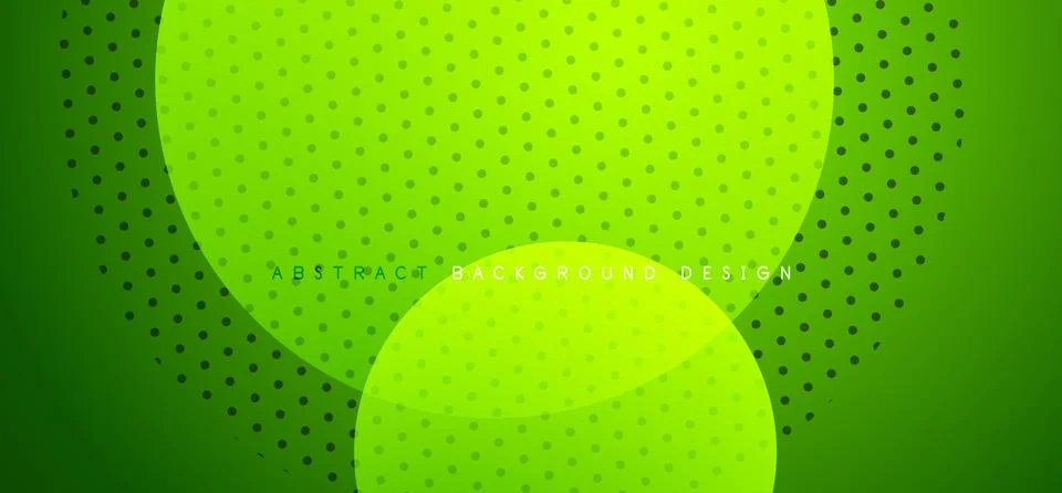 Abstract tech circles vector background, technology digital bubbles Stock Illustration