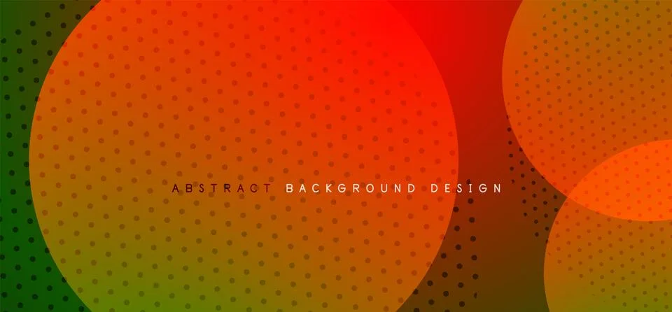 Abstract tech circles vector background, technology digital bubbles Stock Illustration