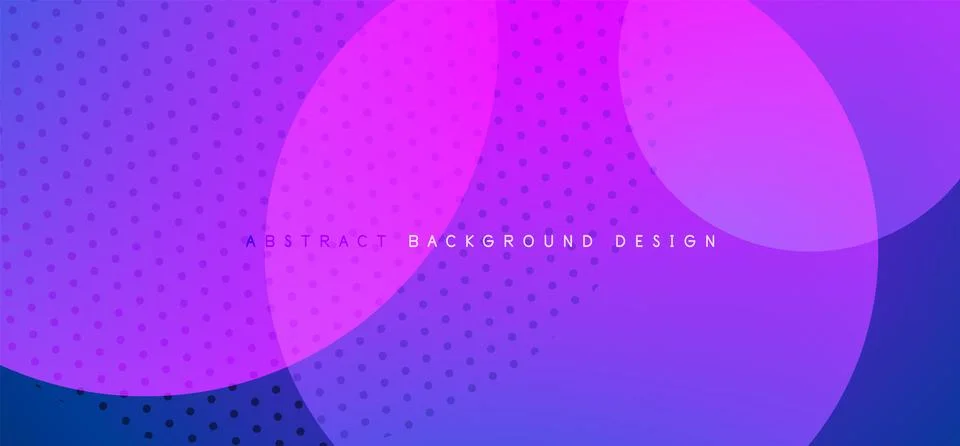 Abstract tech circles vector background, technology digital bubbles Illustrazione stock
