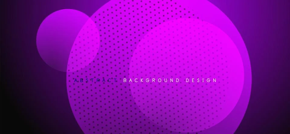 Abstract tech circles vector background, technology digital bubbles 스톡 일러스트