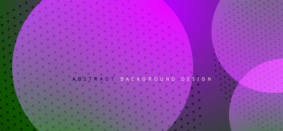 Abstract tech circles vector background, technology digital bubbles Stockillustratie