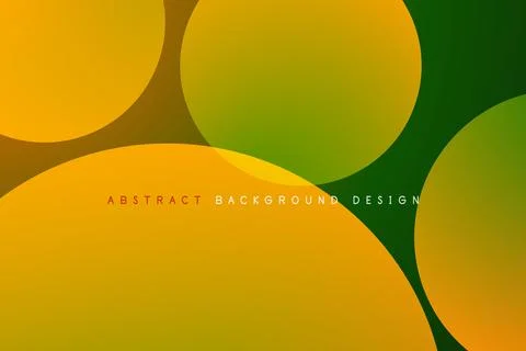 Abstract tech circles vector background, technology digital bubbles Stock Illustration