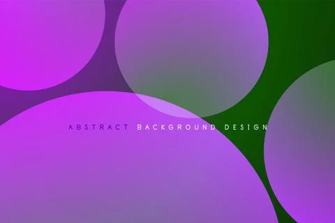 Abstract tech circles vector background, technology digital bubbles Stock Illustration