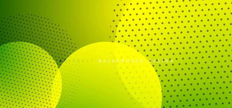 Abstract tech circles vector background, technology digital bubbles Stock Illustration