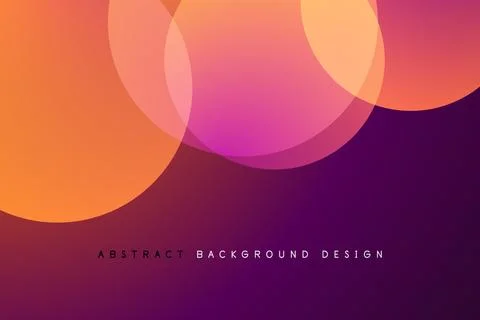 Abstract tech circles vector background, technology digital bubbles Stockillustratie