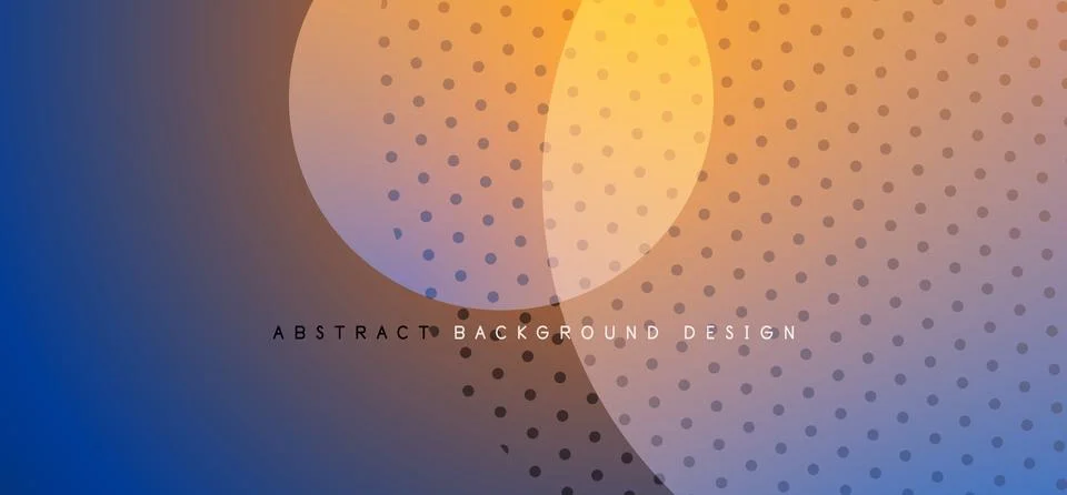 Abstract tech circles vector background, technology digital bubbles Illustrazione stock