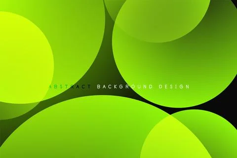 Abstract tech circles vector background, technology digital bubbles Stock Illustration