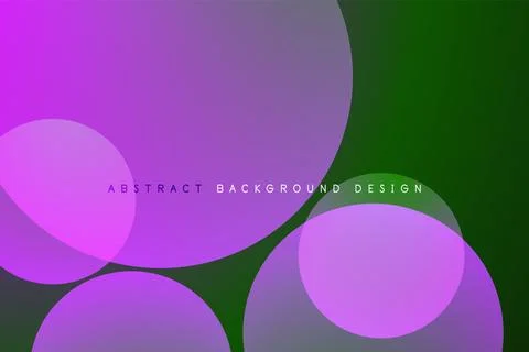 Abstract tech circles vector background, technology digital bubbles Illustrazione stock