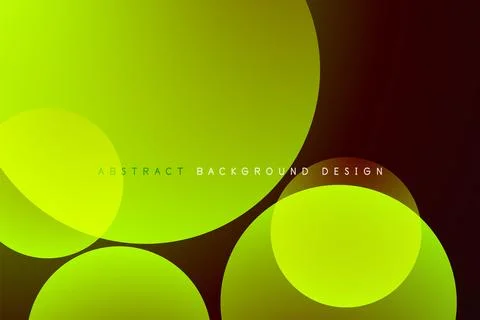 Abstract tech circles vector background, technology digital bubbles Illustrazione stock