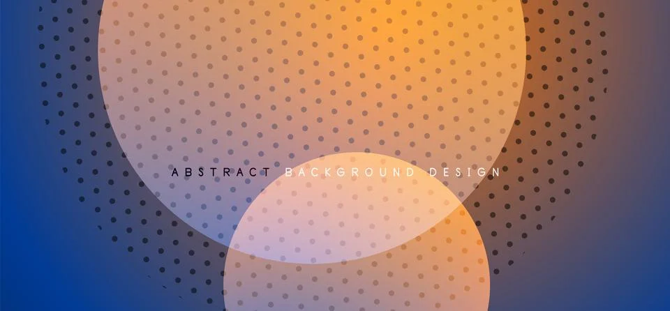 Abstract tech circles vector background, technology digital bubbles 스톡 일러스트
