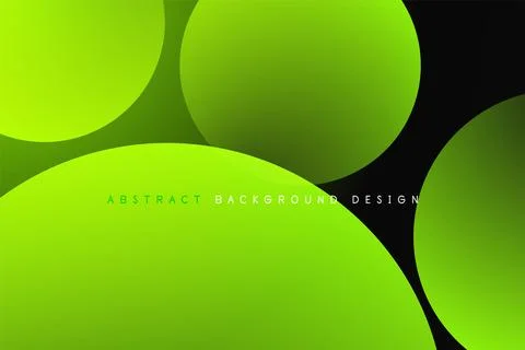 Abstract tech circles vector background, technology digital bubbles Stock Illustration