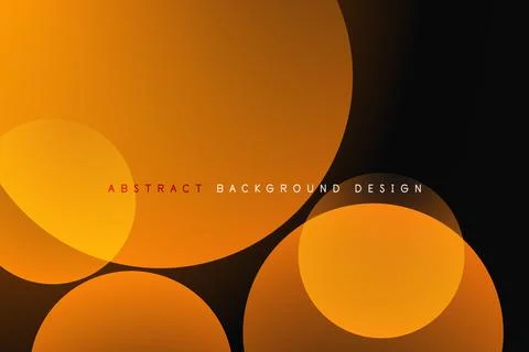 Abstract tech circles vector background, technology digital bubbles Stockillustratie