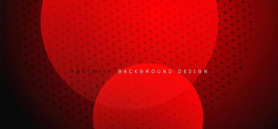 Abstract tech circles vector background, technology digital bubbles Stock Illustration