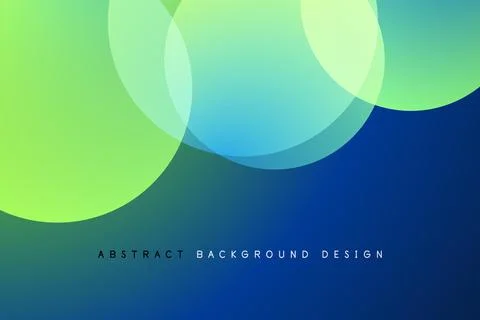 Abstract tech circles vector background, technology digital bubbles Stock Illustration