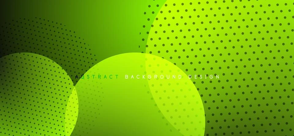 Abstract tech circles vector background, technology digital bubbles Stock Illustration