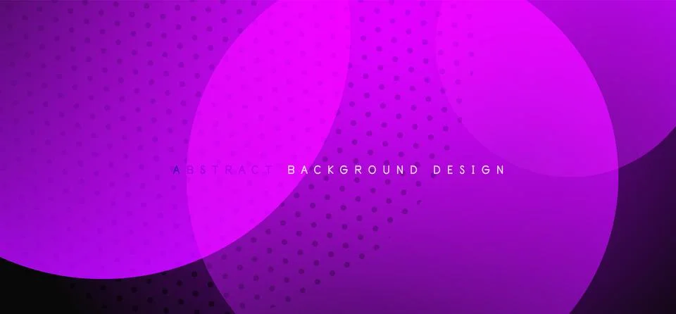 Abstract tech circles vector background, technology digital bubbles Stock Illustration