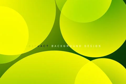 Abstract tech circles vector background, technology digital bubbles Illustrazione stock