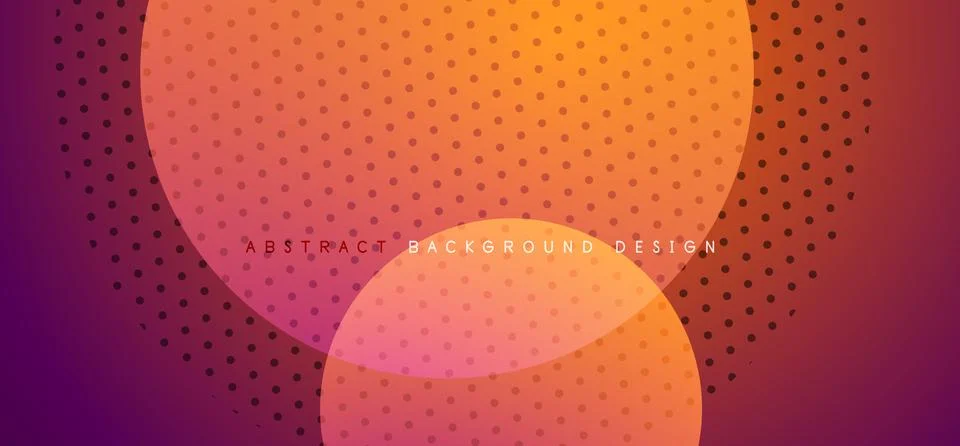 Abstract tech circles vector background, technology digital bubbles Illustrazione stock